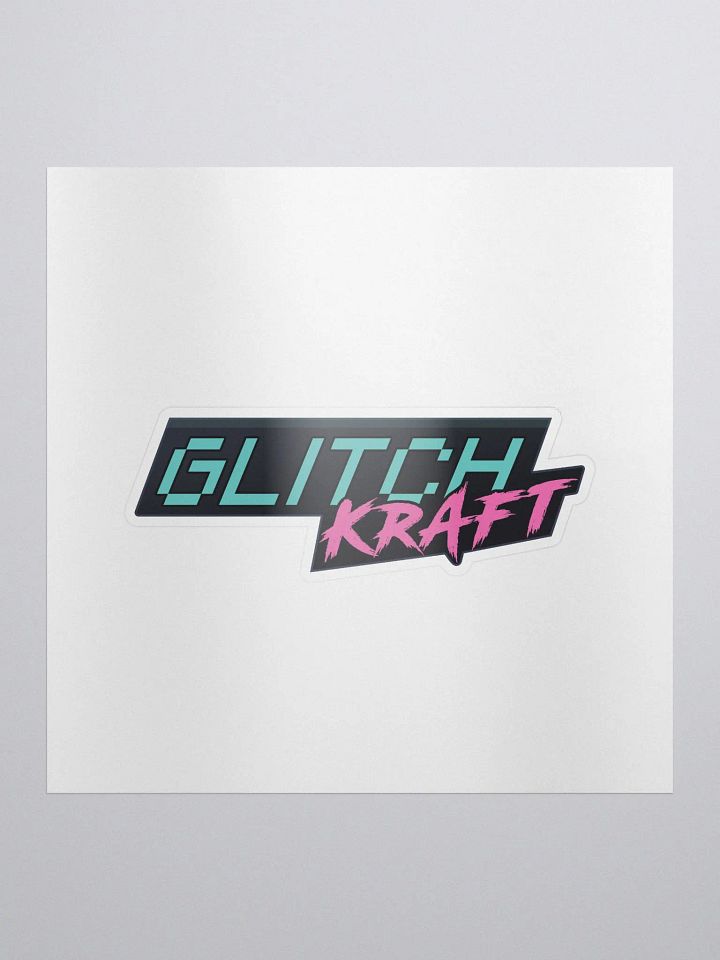 GlitchKraft Logo Sticker product image (1)