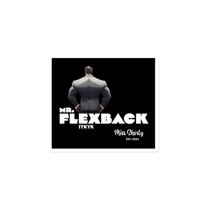 Mr. Flexback --IYKYK -- black magnet product image (2)