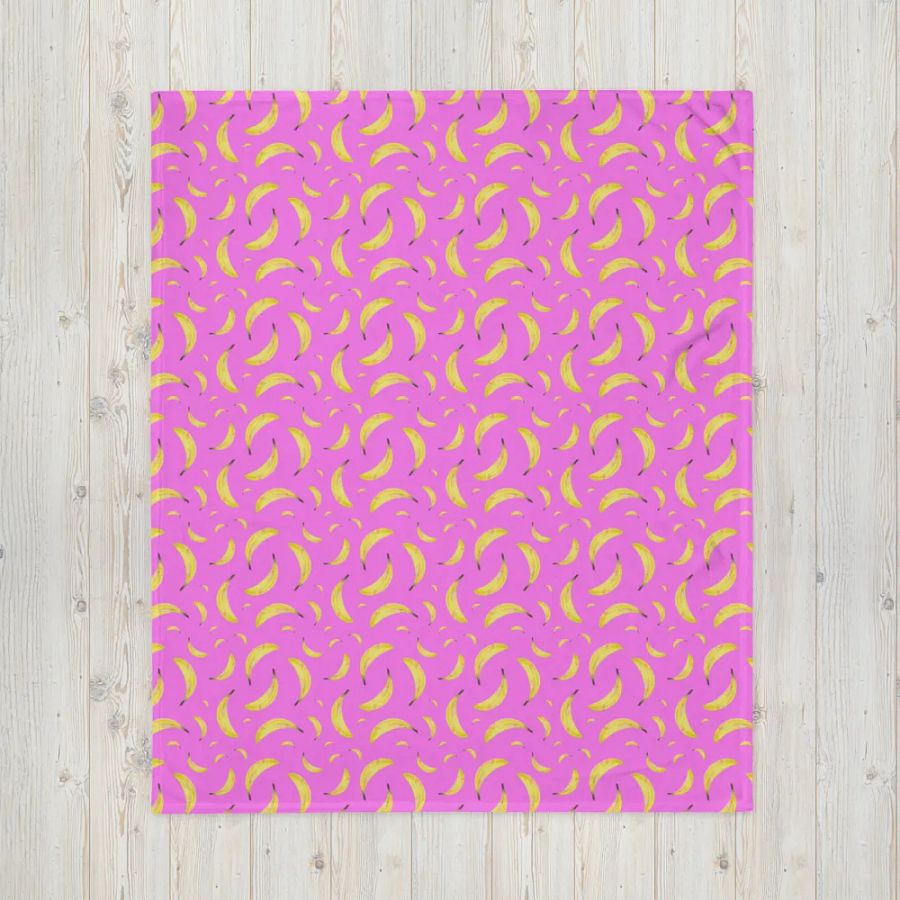 Bananapalooza throw blanket product image (2)