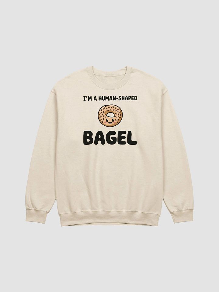 Human-Shaped Bagel Crewneck Sweatshirt product image (2)
