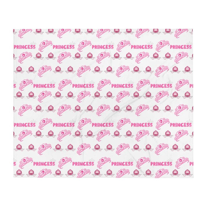 Pink Princess Throw Blanket product image (2)