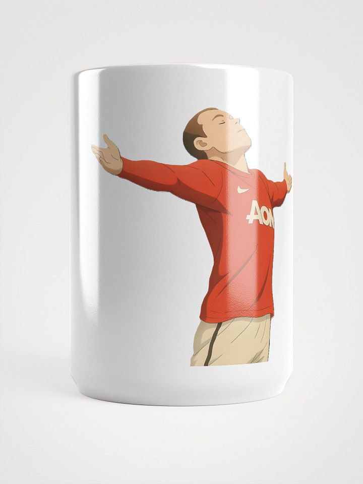 Glossy Mug - Wayne Rooney Goal Celebration - Iconic Moment - Manchester United (Various Colours) product image (1)