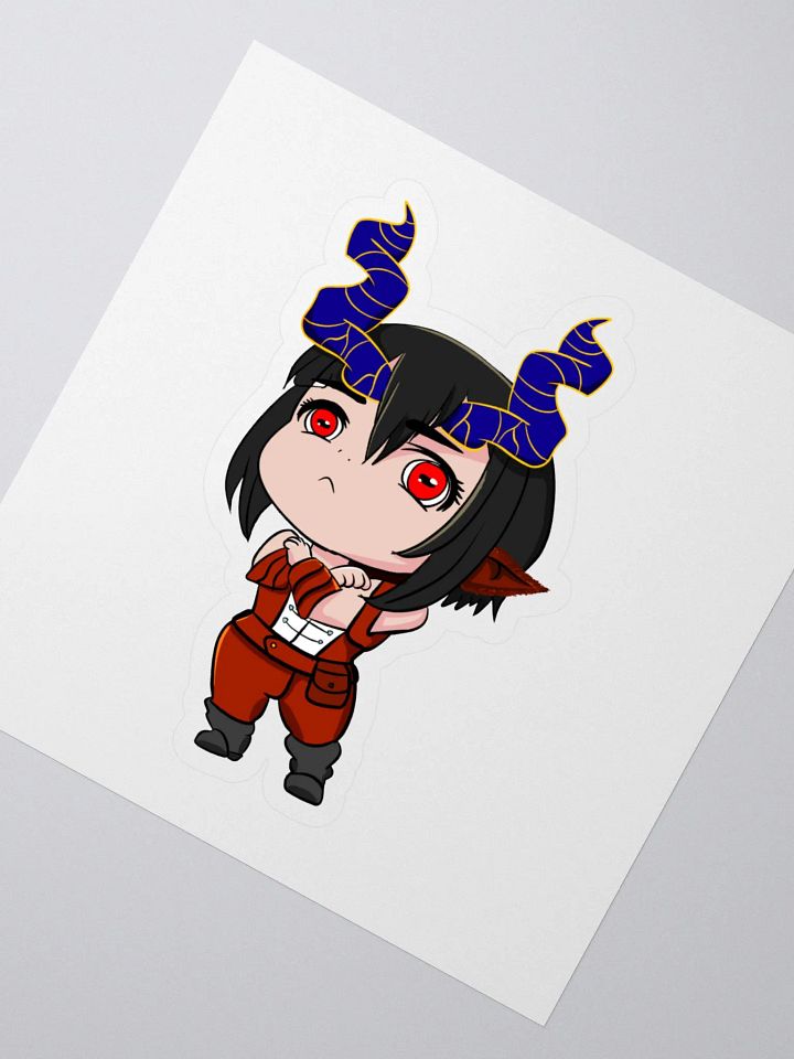 Pouting Kurai Kiss Cut Stickers product image (2)