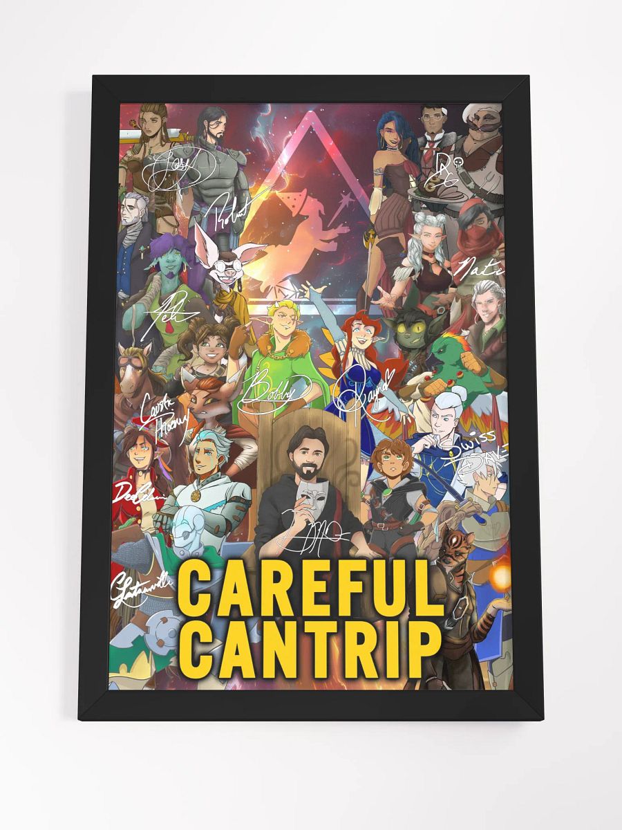 Careful Cantrip Memory Poster FRAMED product image (8)