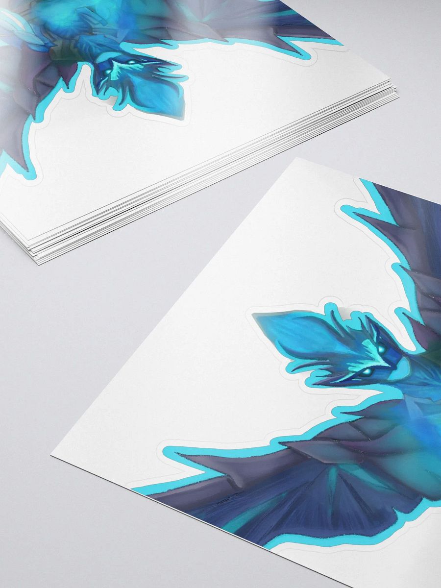 Blue-Flame Dragon Sticker product image (5)