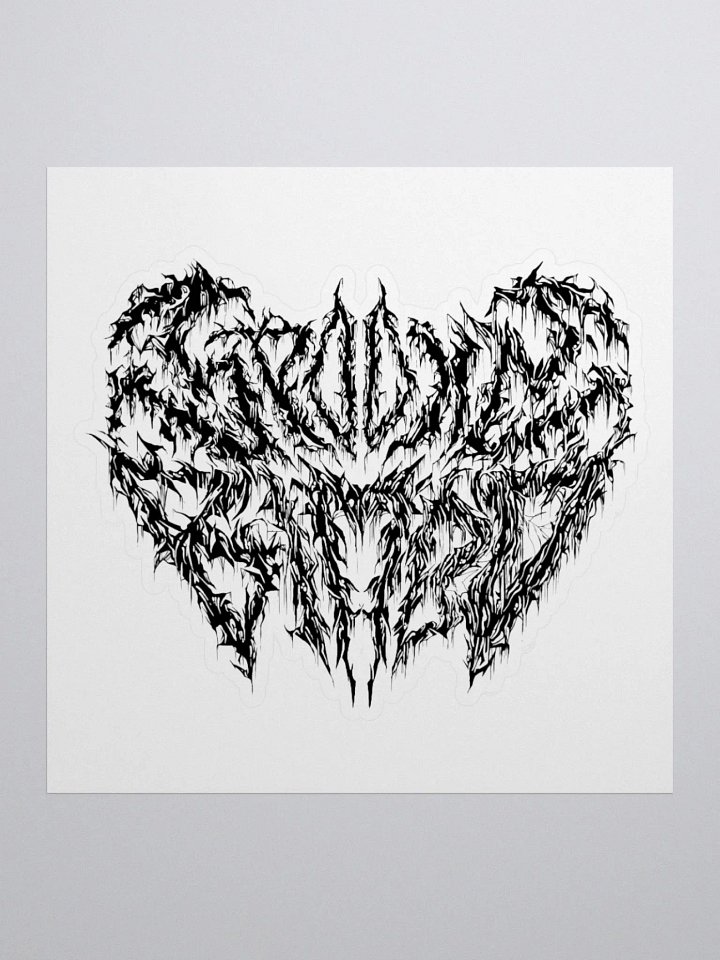 Death Metal Logo Sticker product image (1)