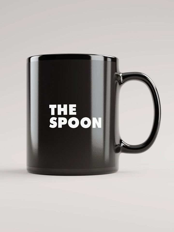 Spoon Mug - Black Glossy product image (1)