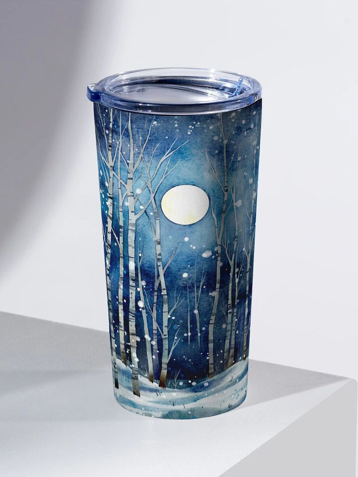 Moonlit Birch Forest Tumbler product image (2)