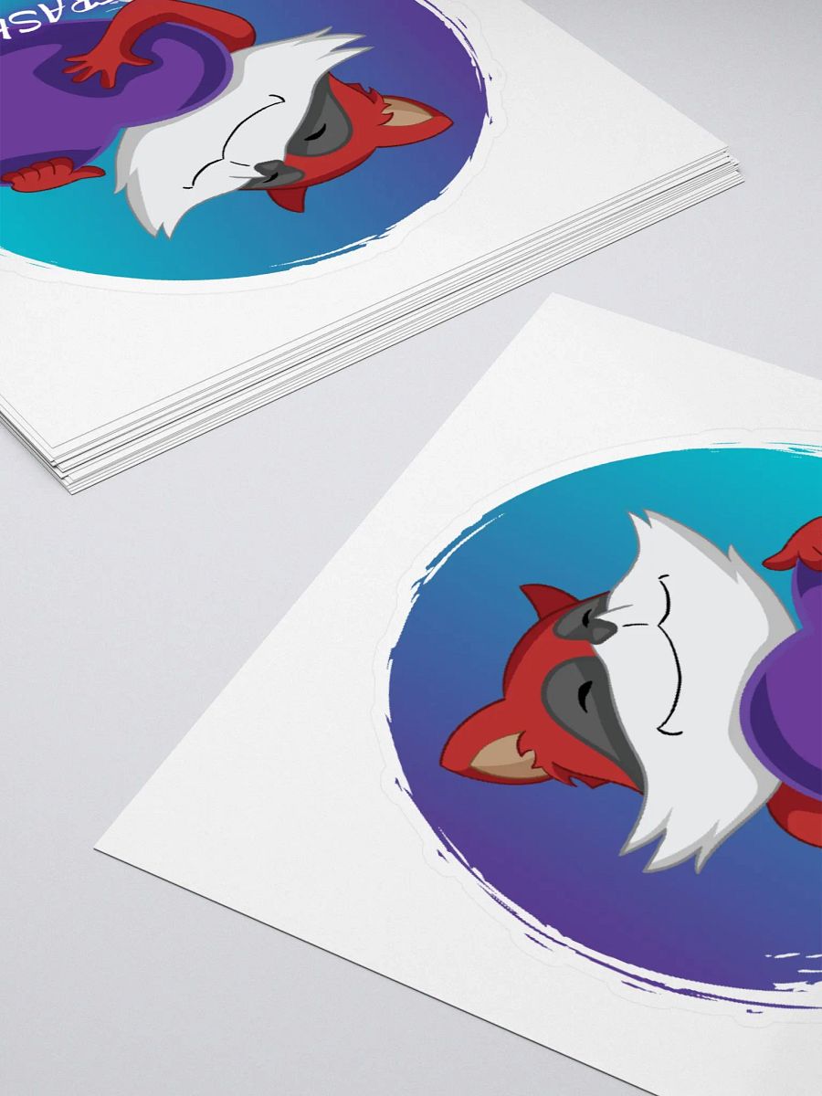 Red Trash Panda Love Sticker product image (13)