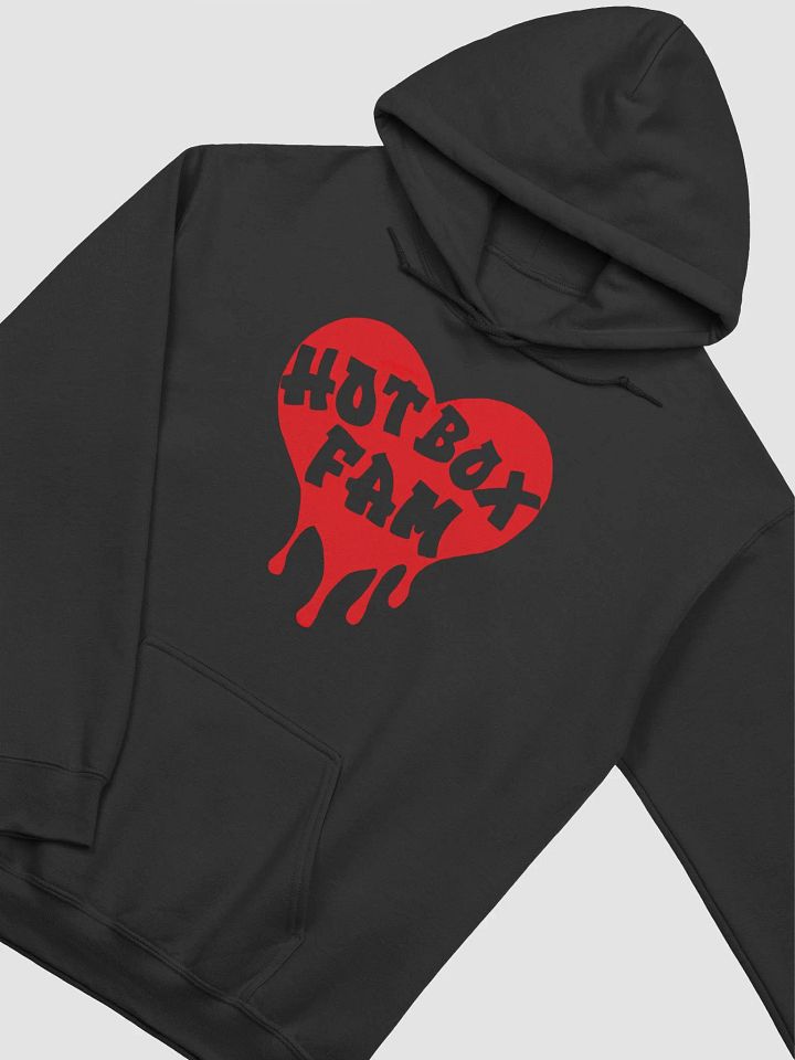 HOT BOX FAM TRANSPARENT RED LOGO HOODIE product image (12)