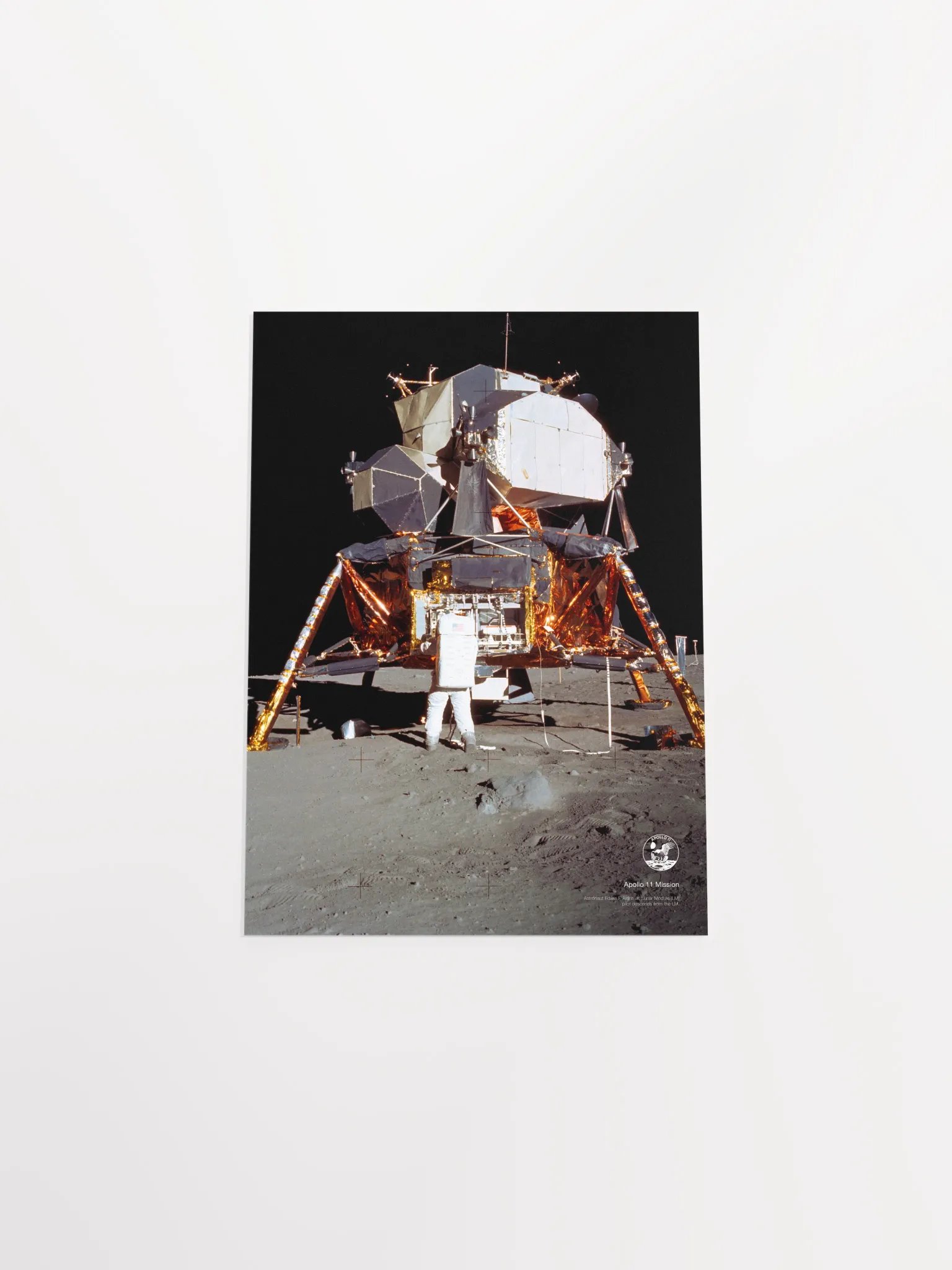 NASA Apollo 11: Edwin Aldrin and Lunar Module, 1969 — space poster, space art, photo poster, NASA print, space wall decor product image (10)