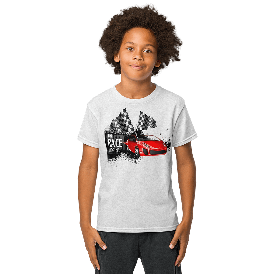 Kids T-Shirt Racing Flag Graphic product image (1)