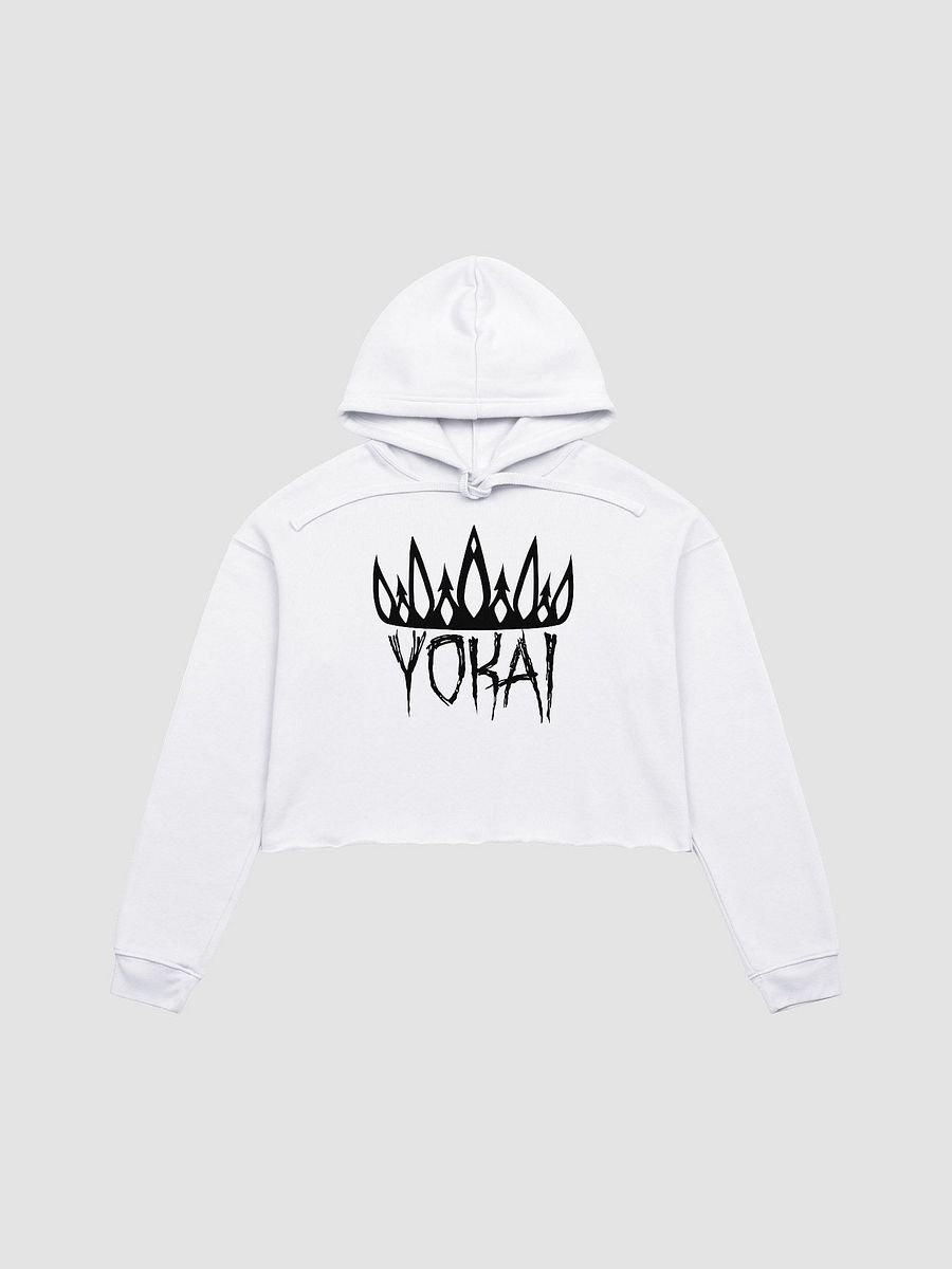Yokai Queen (Large Black Logo) - Cropped Sweatshirt product image (1)