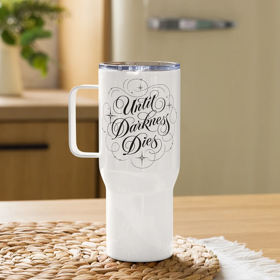 Until Darkness Dies (swirls design) Travel Mug product image (10)