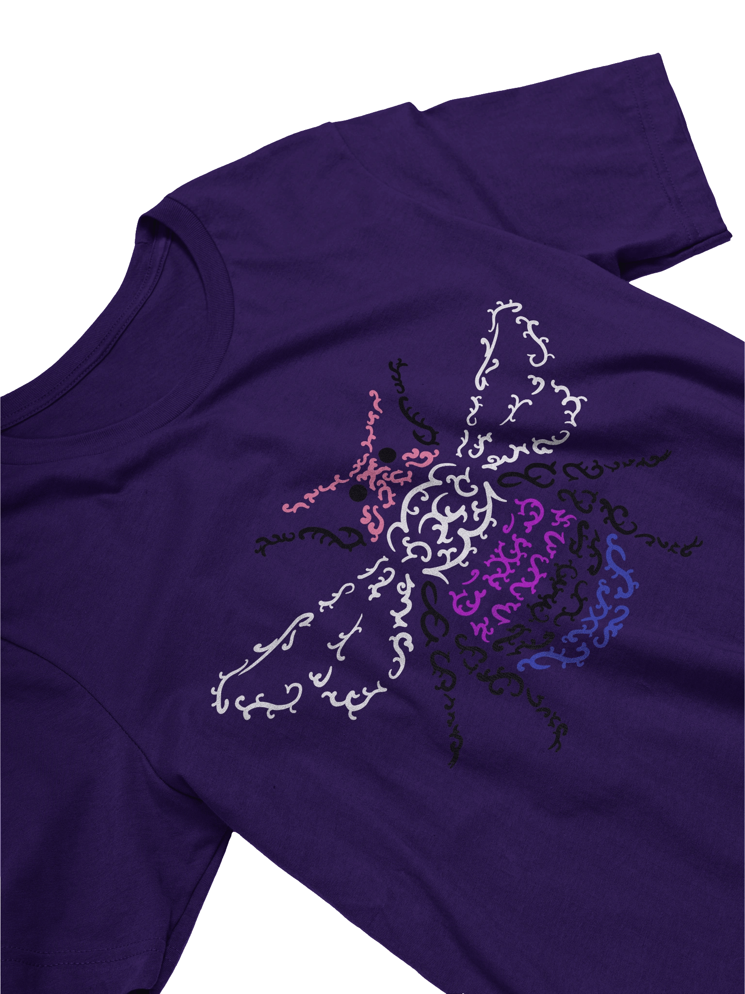 Genderfluid Stripes Bumblebee Graphic Tee product image (11)
