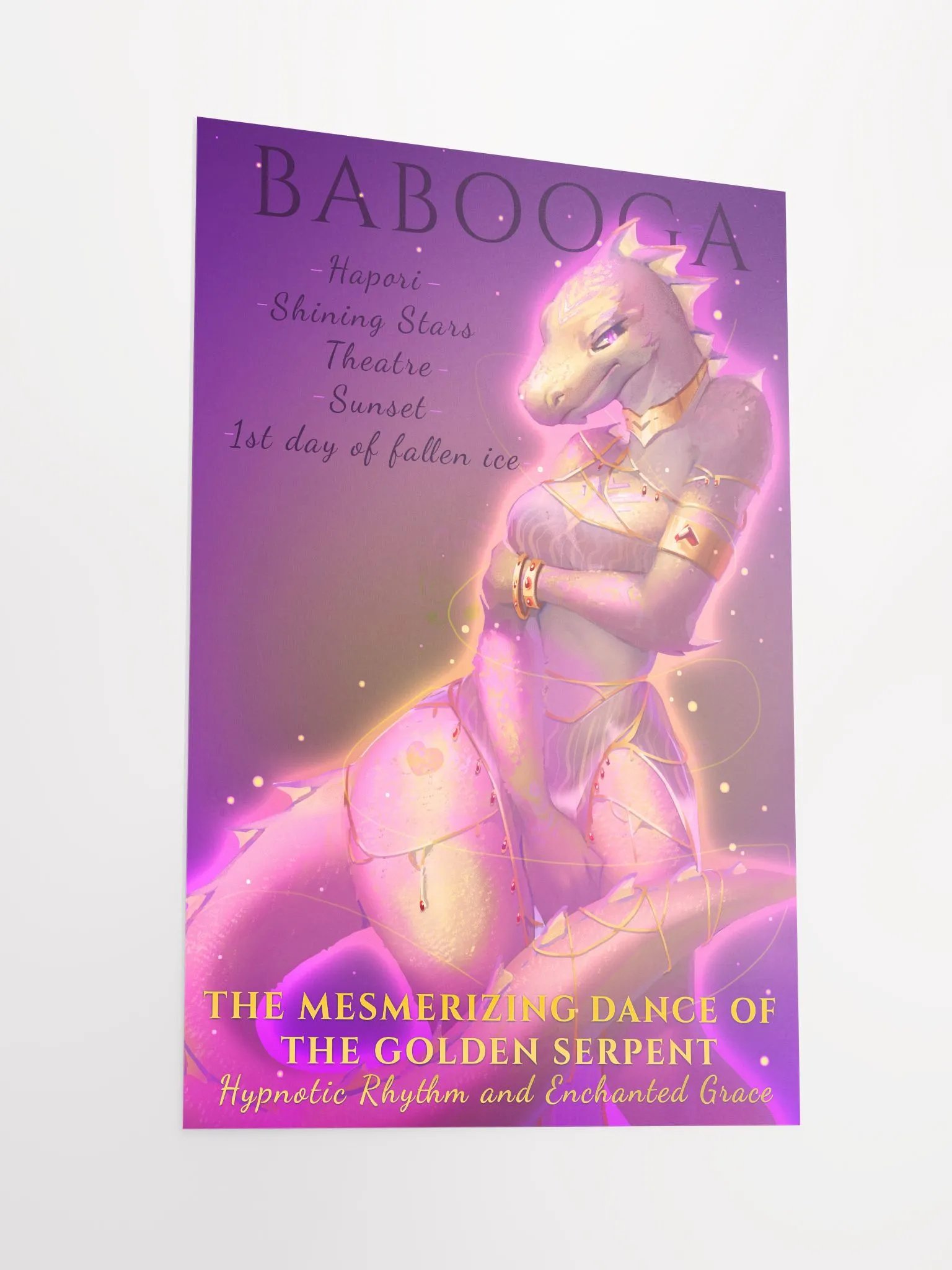 Babooga Poster - Golden Serpent Dance product image (2)