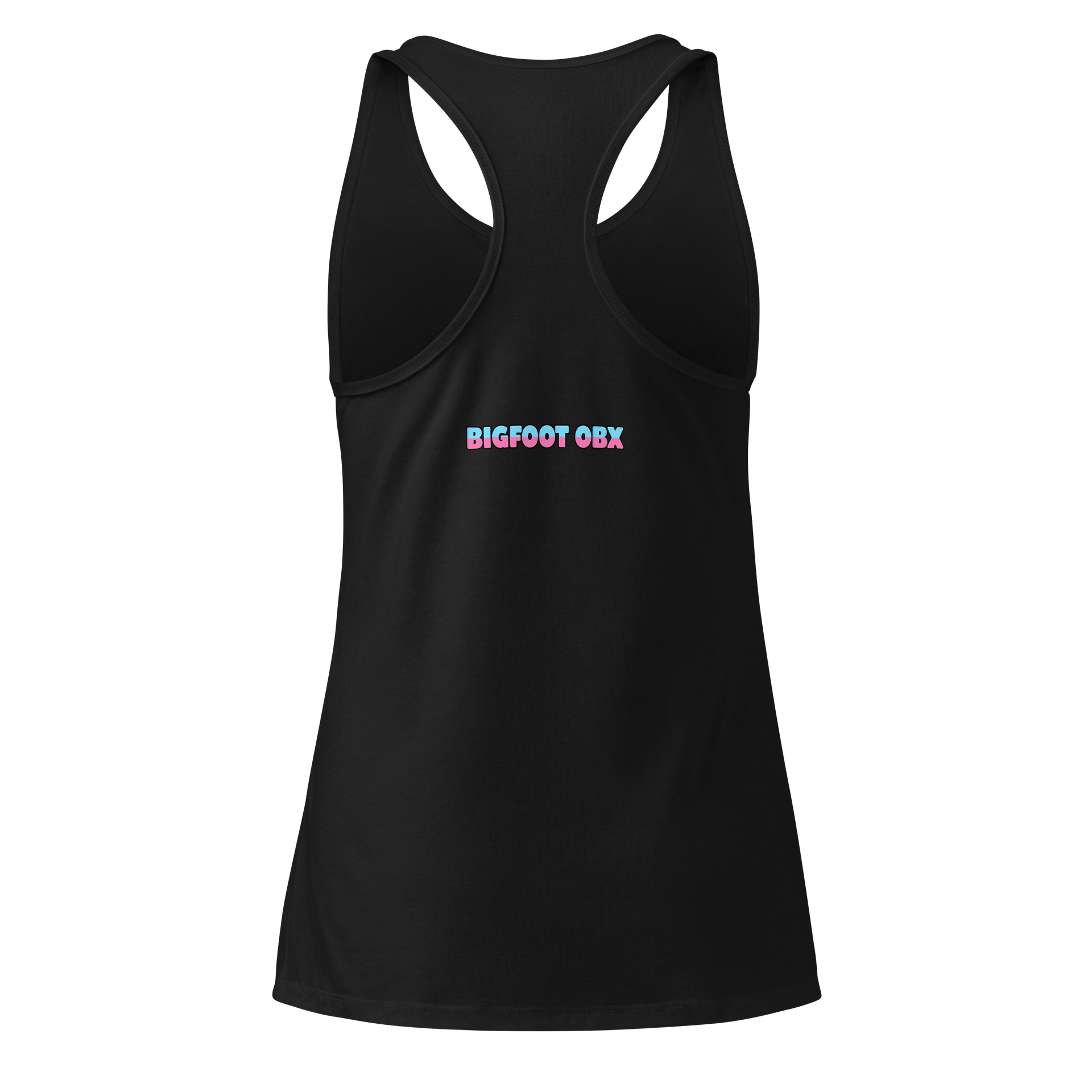 Destination Bigfoot Bronco Retro-Inspired Next Level Women's Racerback Tank Top (Multi Color Options) product image (6)