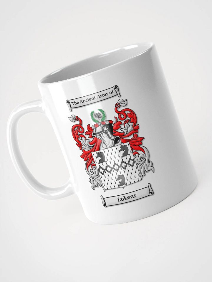 Lukens Family Crest - White Mug product image (1)