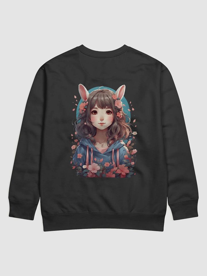 Kawaii Floral Bunny Hoodie Sweatshirt product image (12)