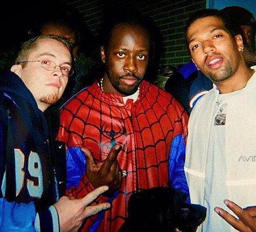 Throwback pic from 2002, Barcelona, during the MTV Europe Music Awards with @mcbrainpower and @wyclefjean (salute)

My brothe...