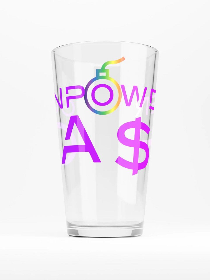 Gunpowder Cash Pint Glass (Name and Logo) product image (1)