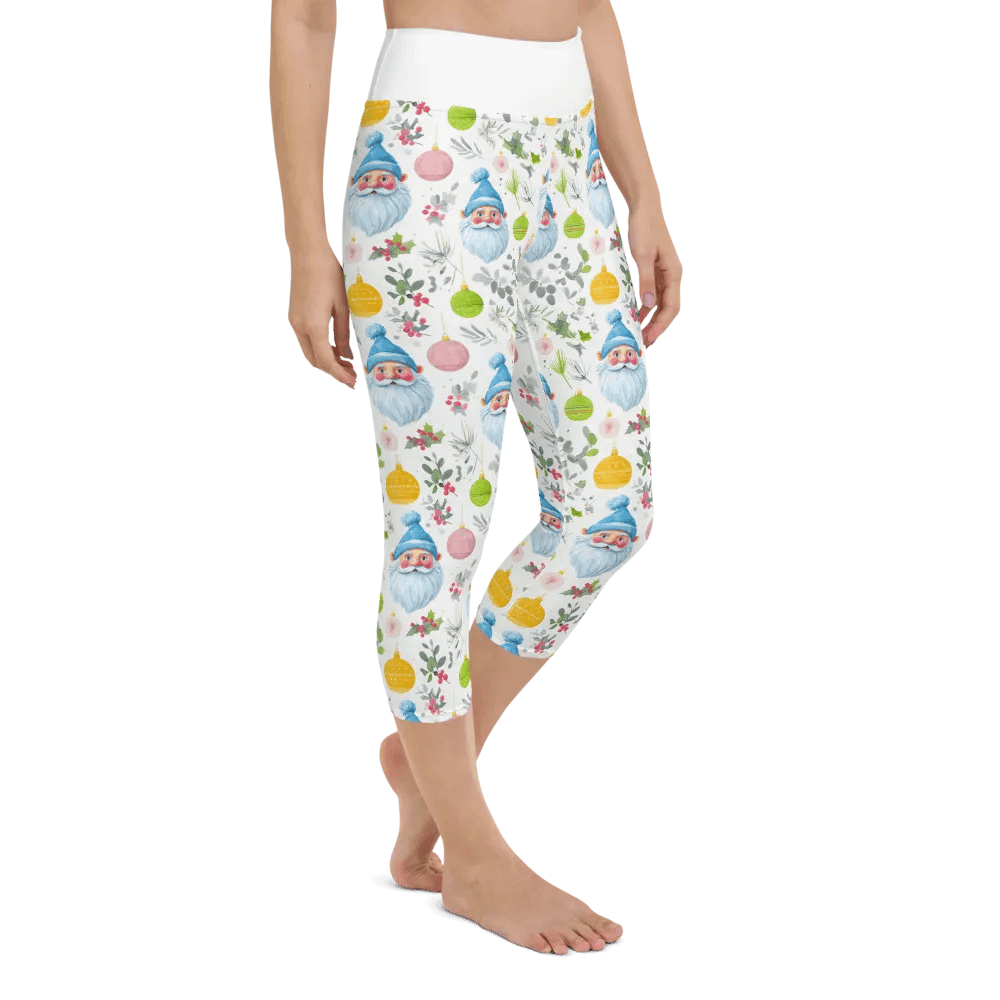 Whimsical Bearded Figure Yoga Capri Leggings product image (6)