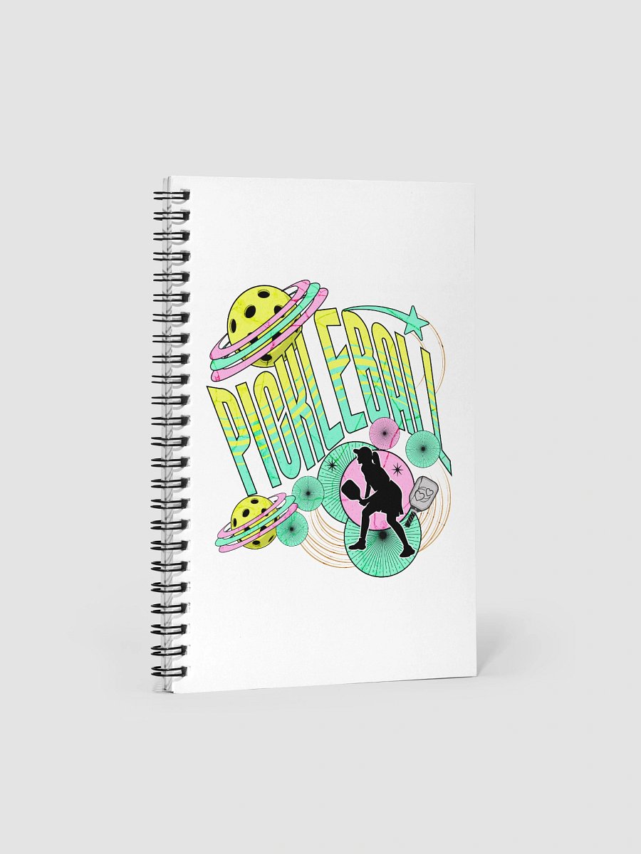 Pickleball Space Dreams Spiral Notebook product image (2)