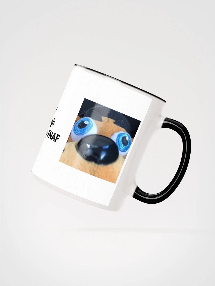 White Live Laugh Play FNAF Mug product image (15)