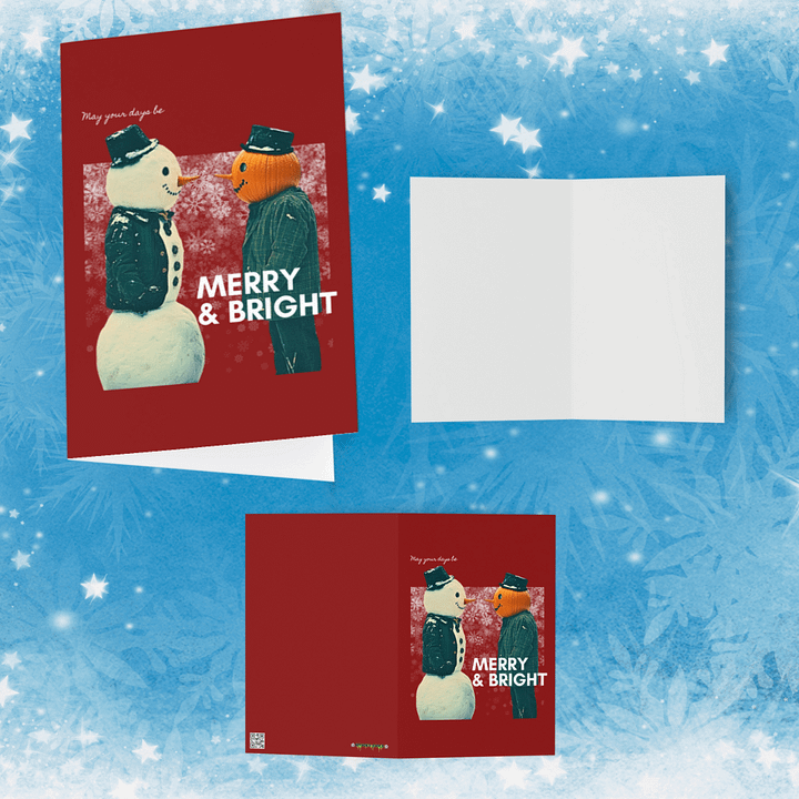 Merry and Bright Spooky Greeting Card product image (2)