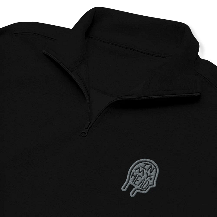 In My Head (smoke design) embroidered quarter zip product image (1)