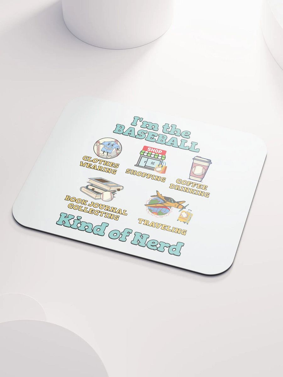 Im The Baseball Kind Of Nerd Classic Mouse Pad product image (1)