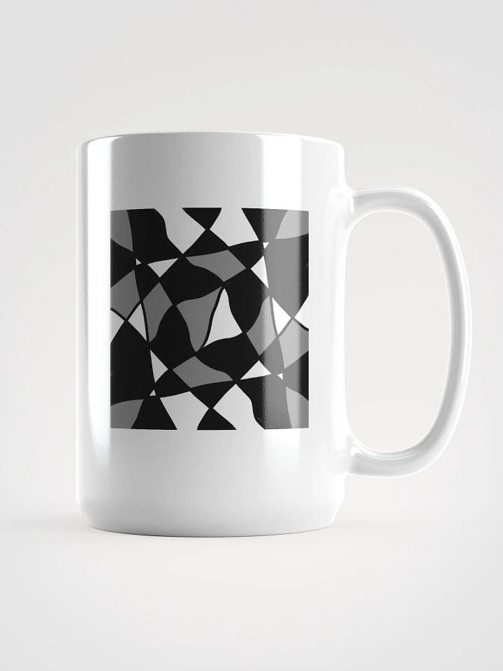Flowing Monochrome Abstract Mug product image (1)