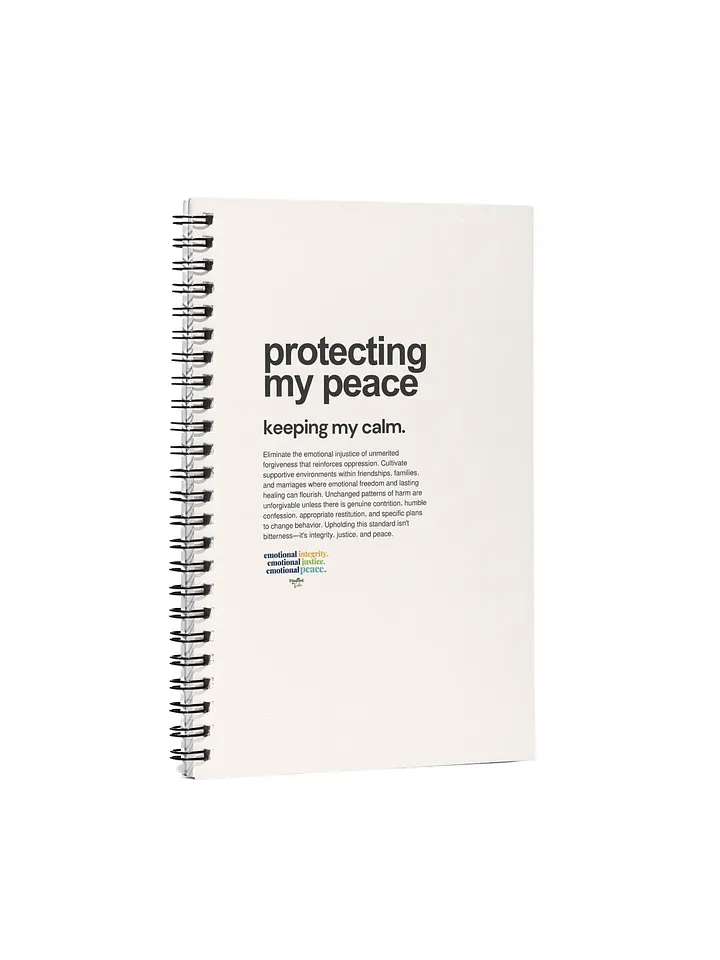 Official Planted By Calm | Calm Keepers Dot Spiral Notebook (Style 3 - Sand) product image (1)