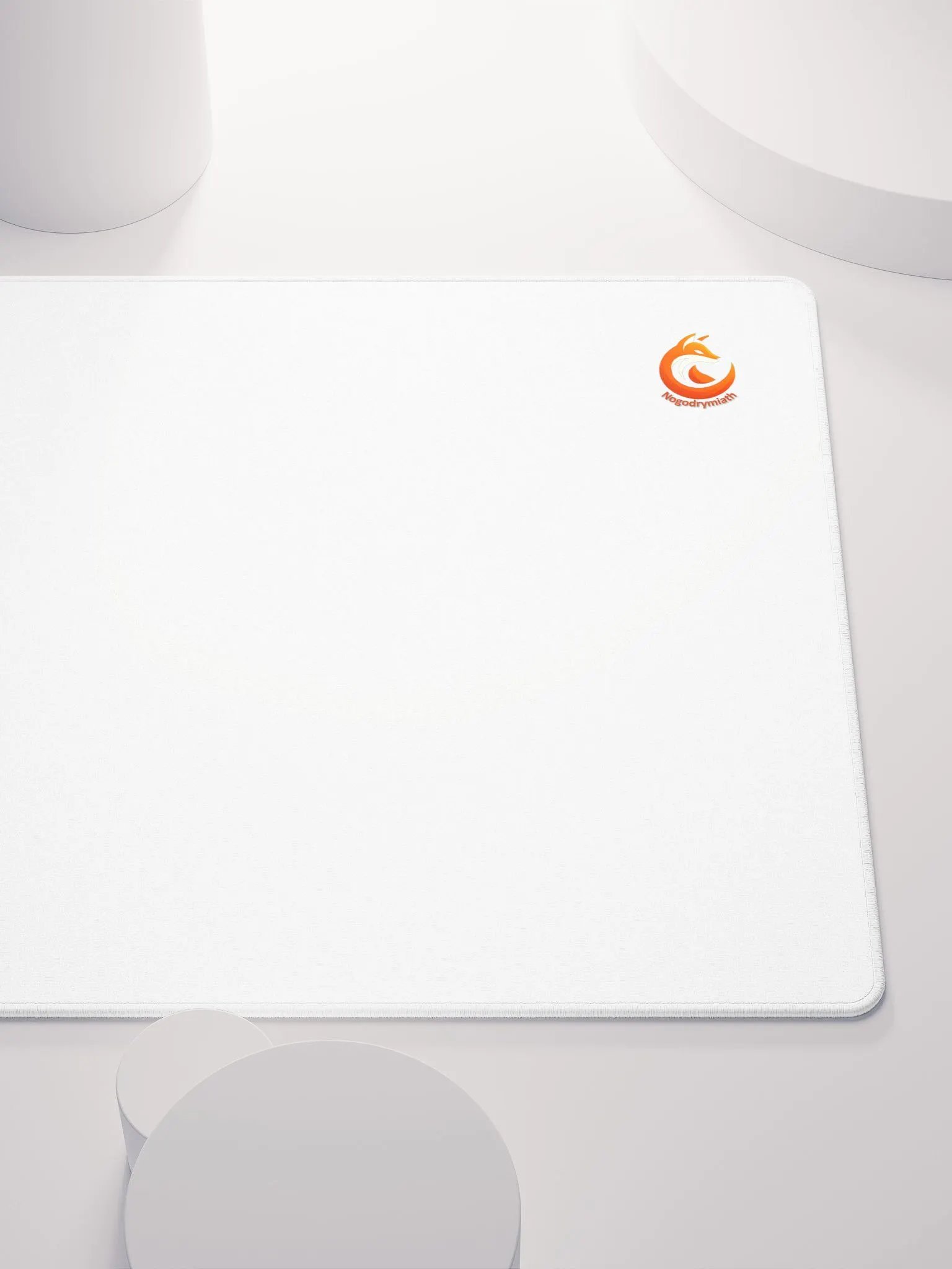 Nogo Mouse Pad gaming 40x46cm blanc product image (5)