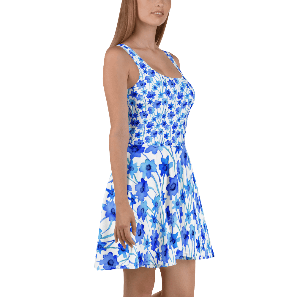 Blue Borage Skater Dress product image (3)
