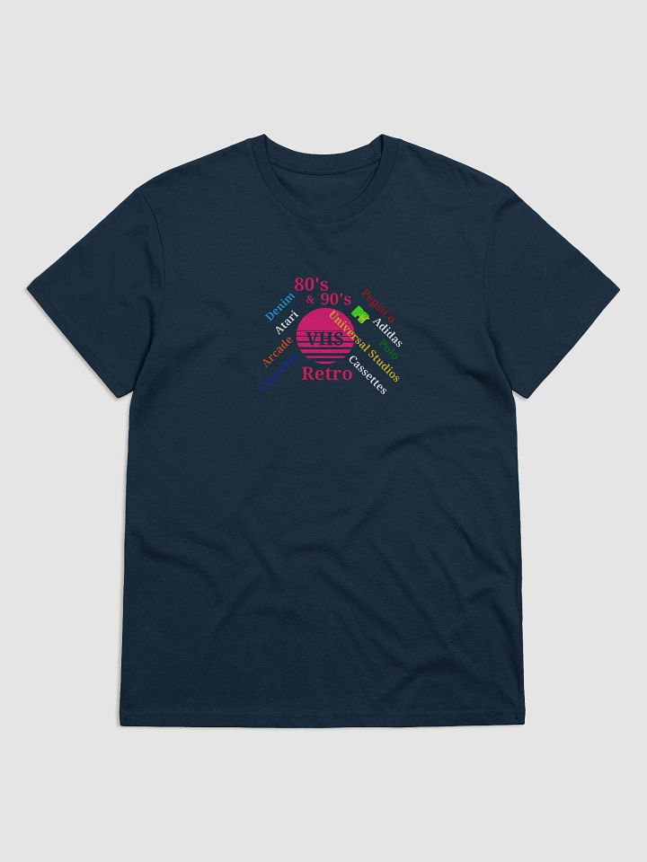 Retro VHS Nostalgia Organic Tee product image (1)