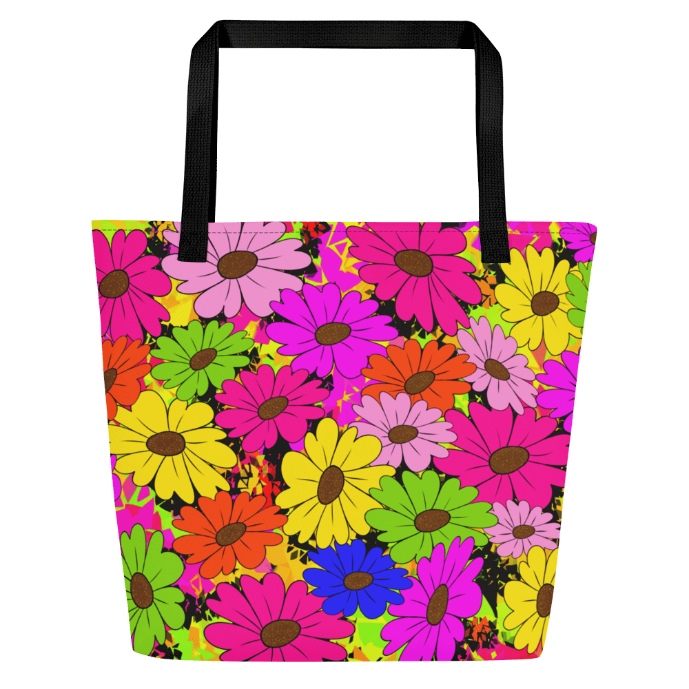 Kaleidoscopic Blossom All-Over Tote product image (1)