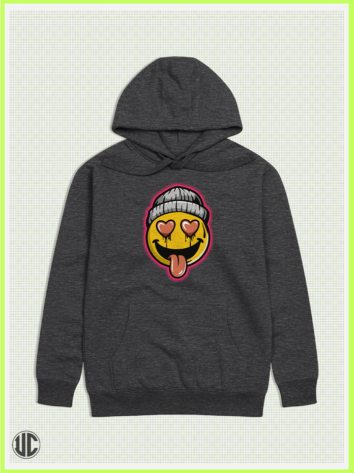 UnkoCon – No Filter Smiley Pullover Hoodie product image (1)
