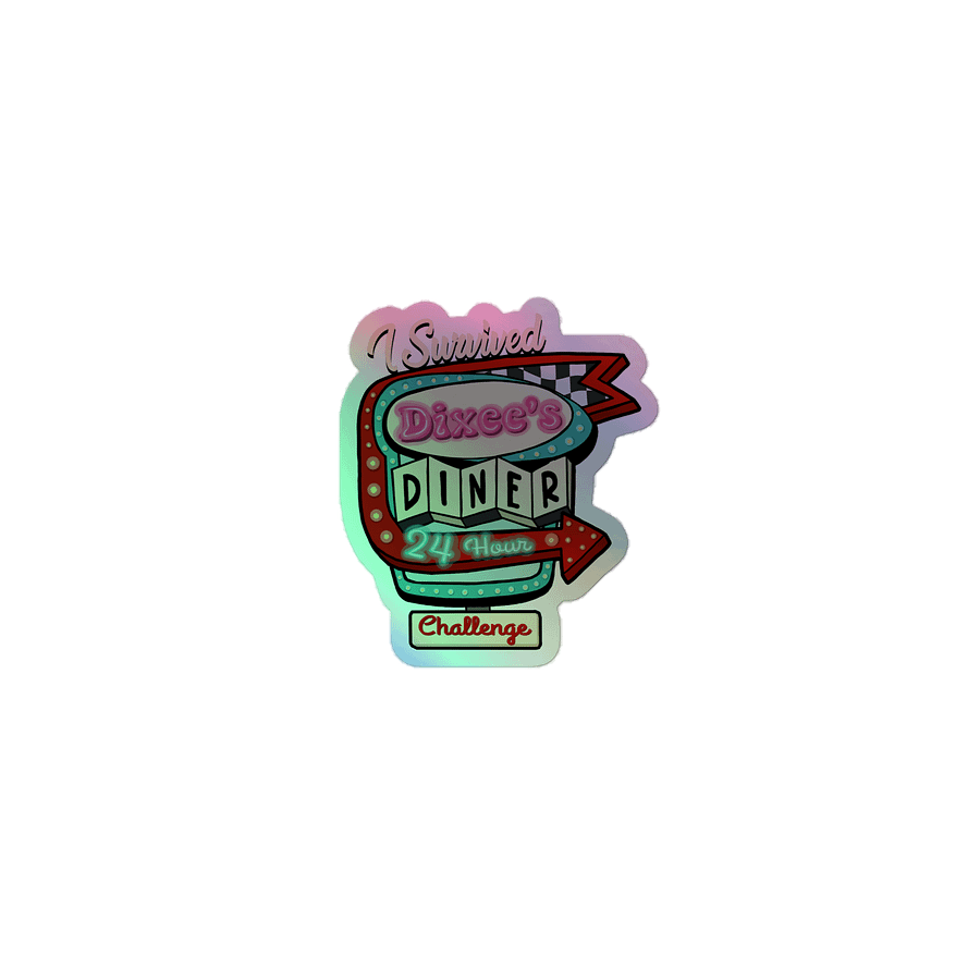 Dixee's Diner Holo Sticker product image (1)