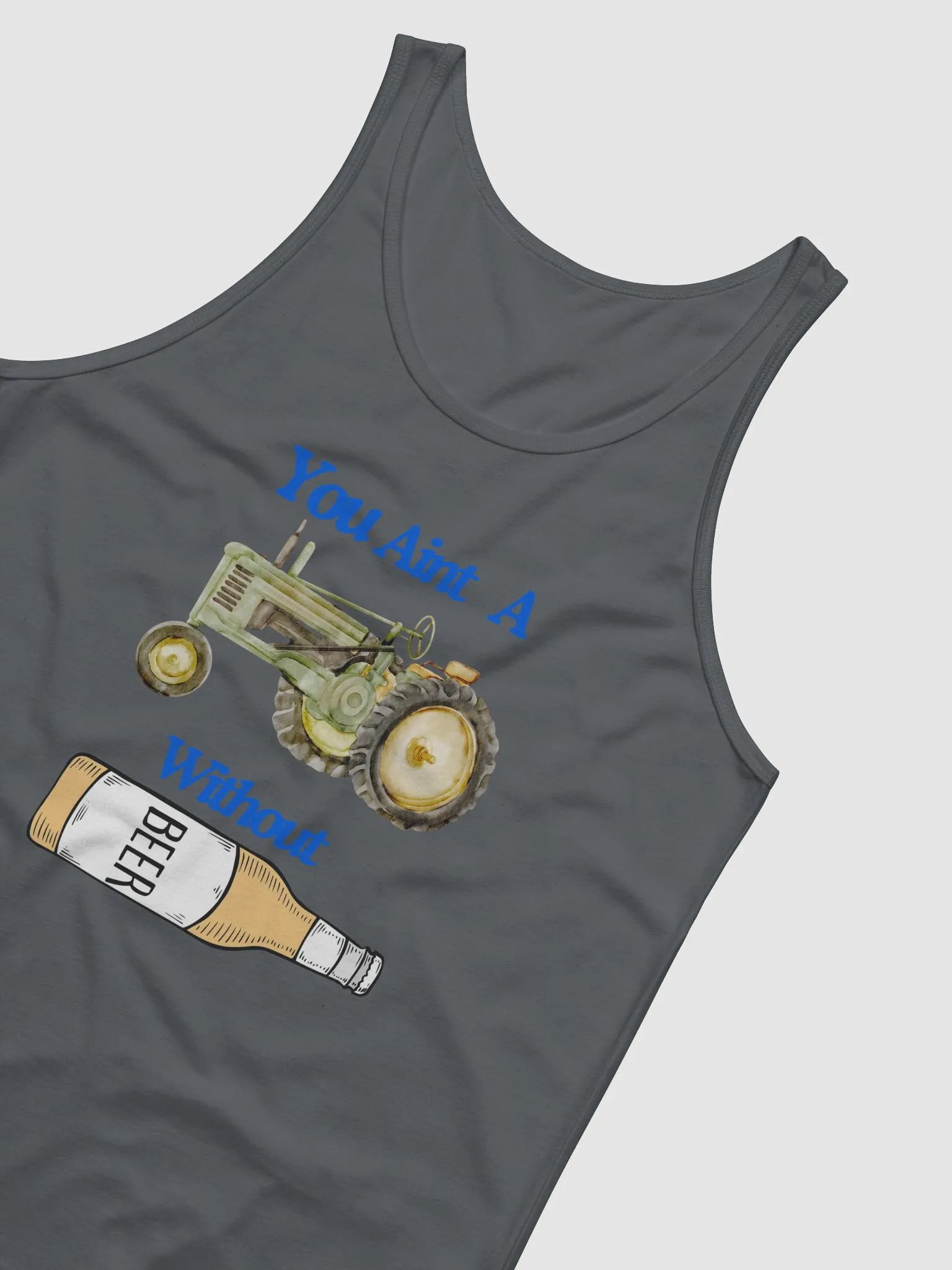 "You aint a farmer without beer" Tank Top product image (39)