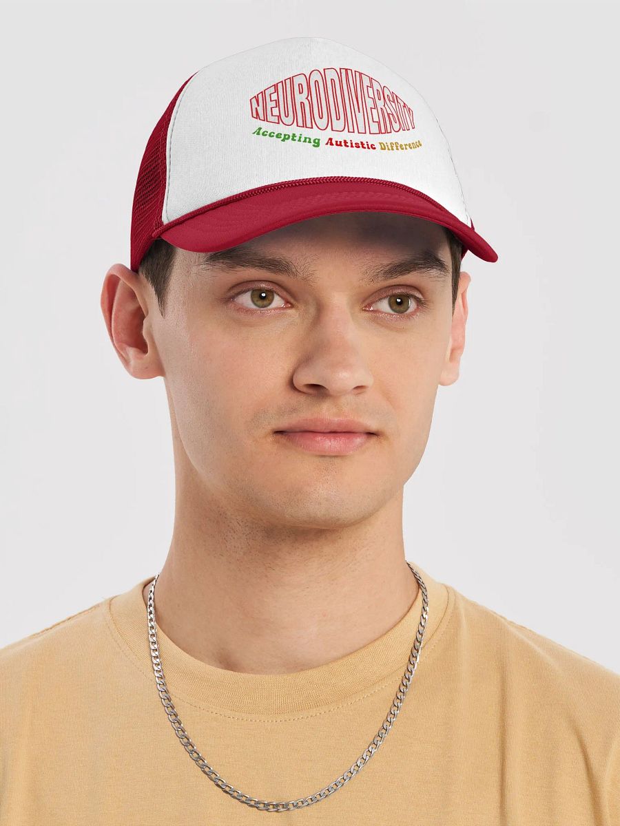 Neurodiversity, Accepting Autistic Difference Foam Trucker Hat product image (1)