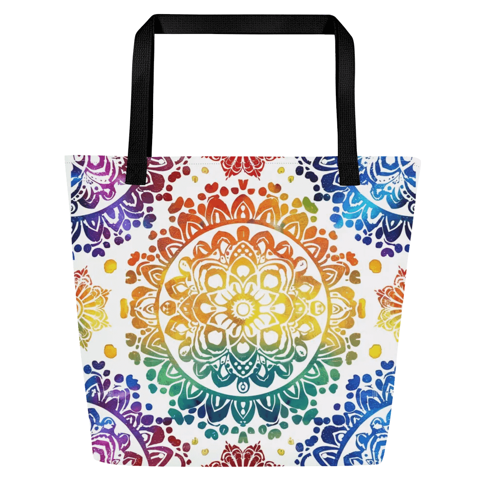Mandala Mosaic Polyester Tote Bag product image (1)