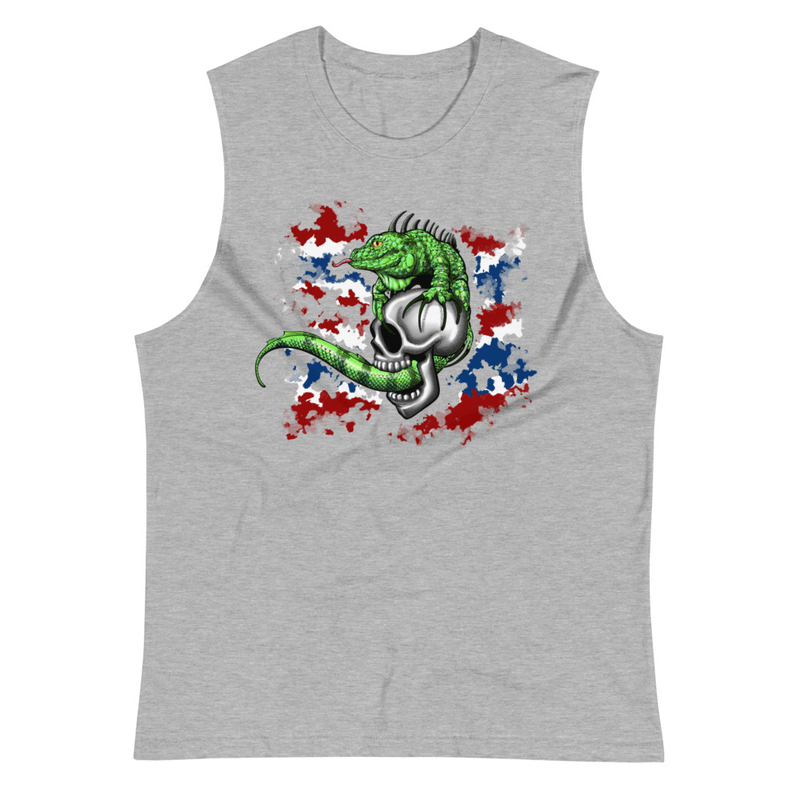 4th of July Iguana Muscle Shirt product image (1)
