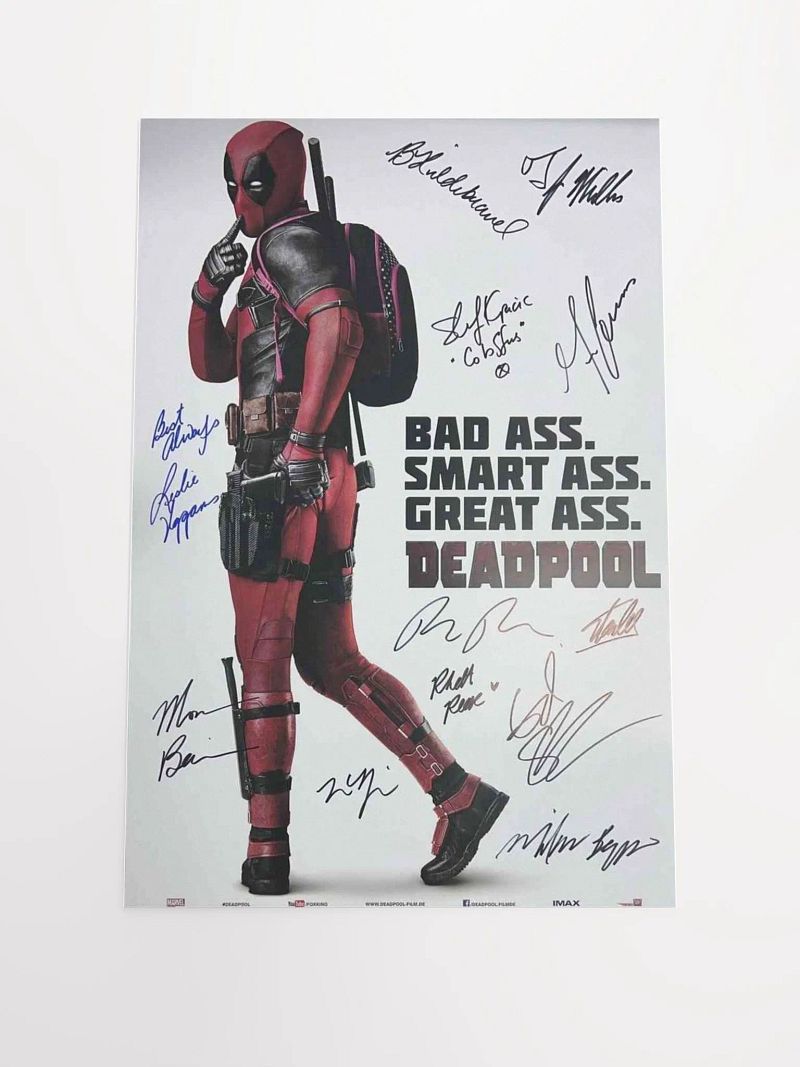 DeadPool Signed Poster