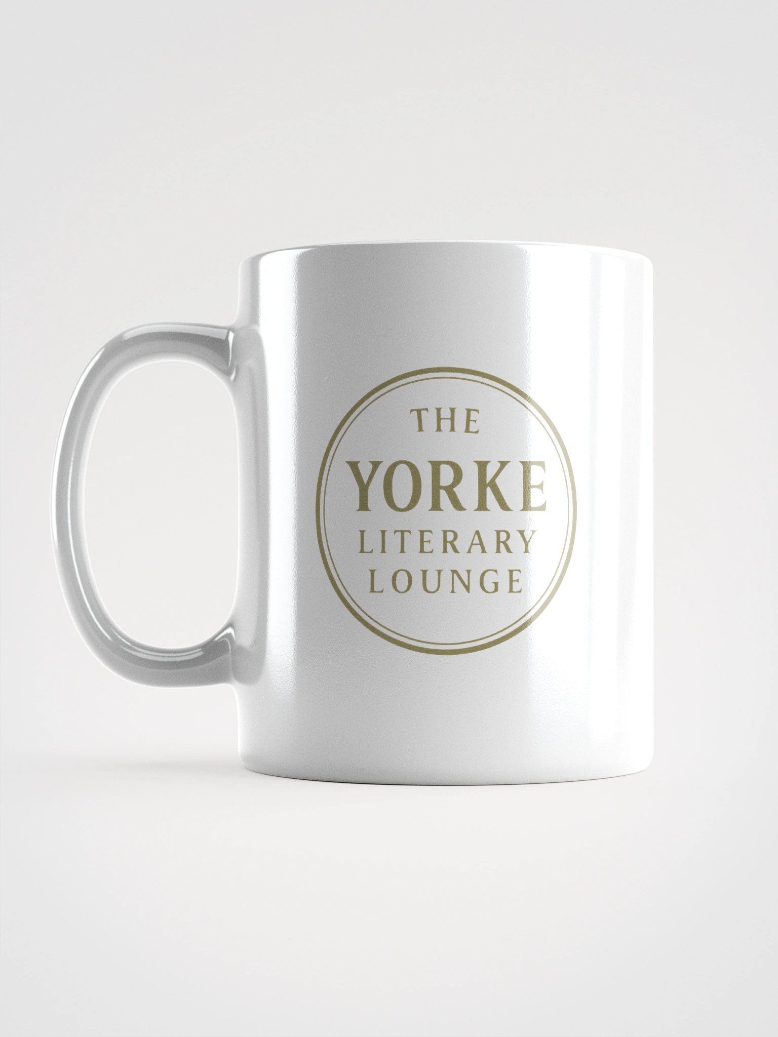 The Yorke Literary Lounge Ceramic Mug White product image (1)