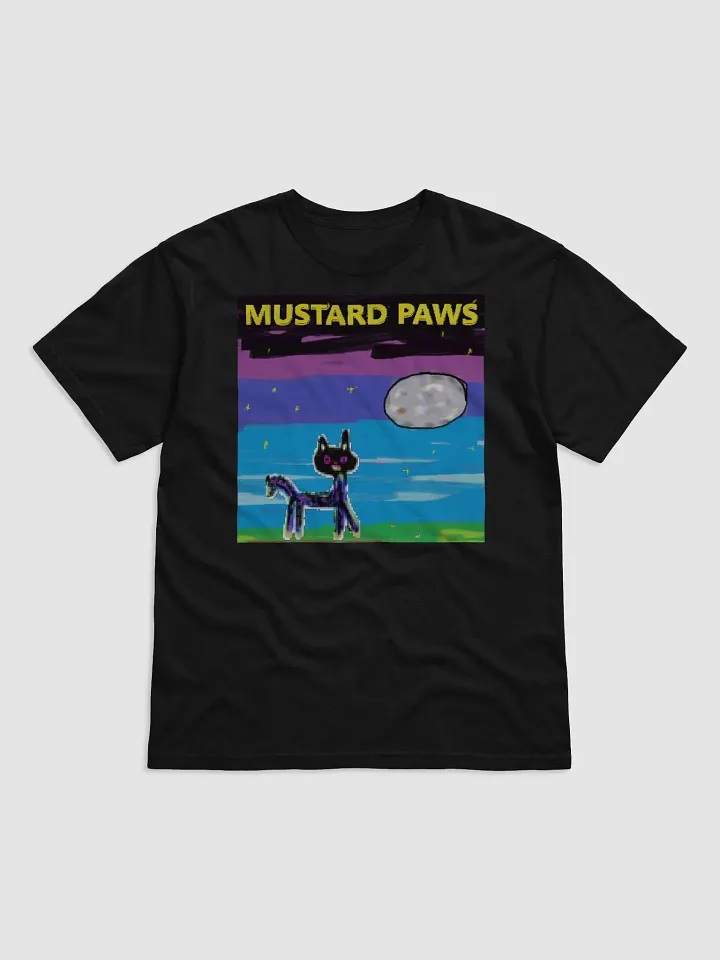 Moonlit Mustard Paws T-Shirt product image (1)