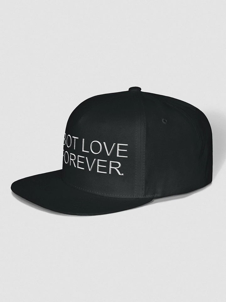 Robot love embroidered snapback hat product image (5)