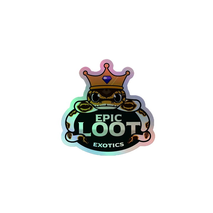 Uncommon - Epic Loot Holographic Logo Sticker product image (1)