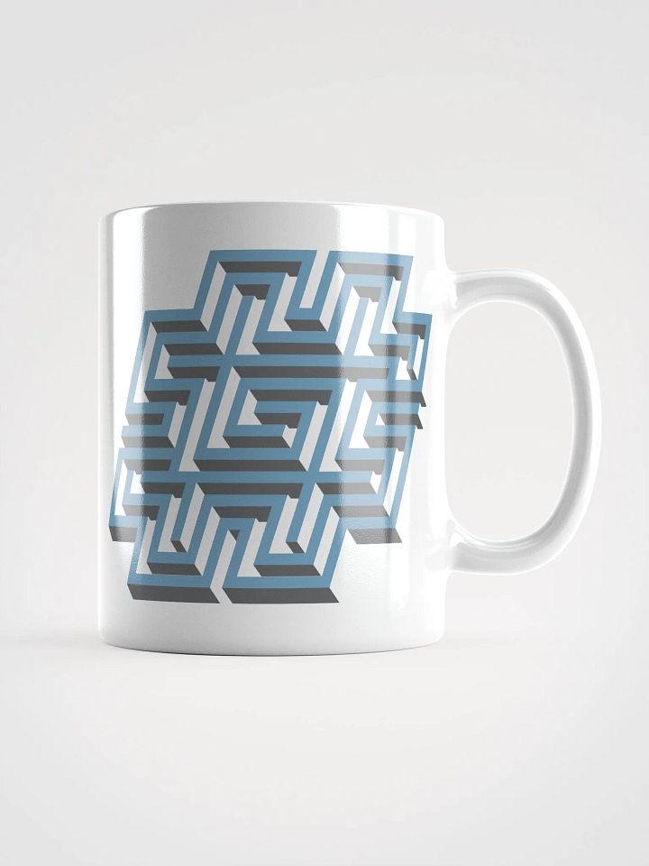 Hashtag Maze Mug (White) product image (2)