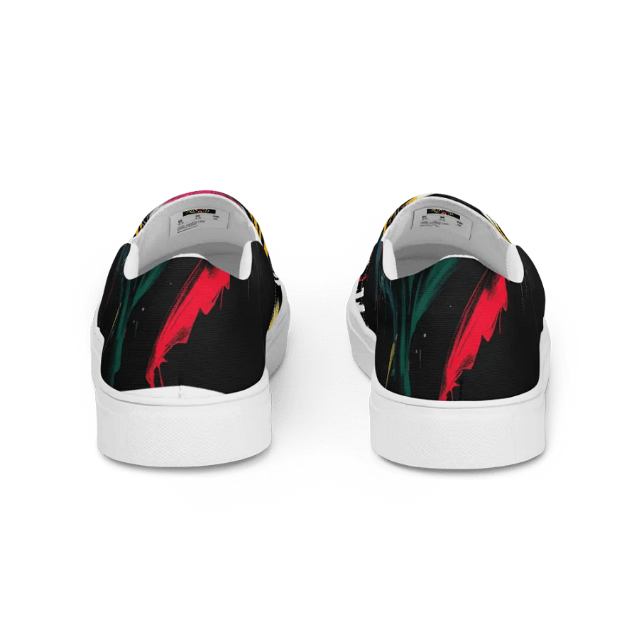 Women's pop art Tiger premium canvas Slip-On shoes product image (4)